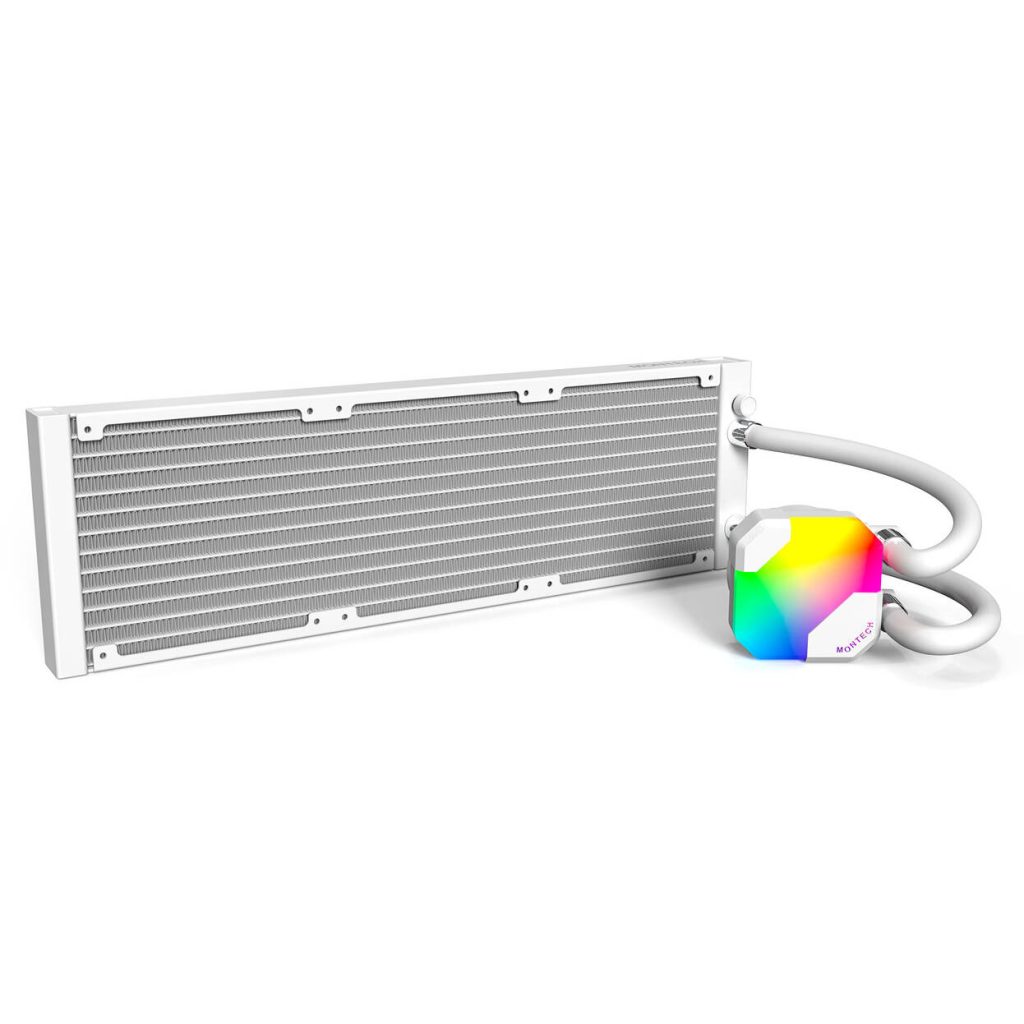 Montech Hyper Flow ARGB AIO water cooling, white - 360mm : image 3