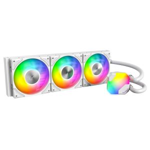 Montech Hyper Flow ARGB AIO water cooling, white - 360mm : image 1