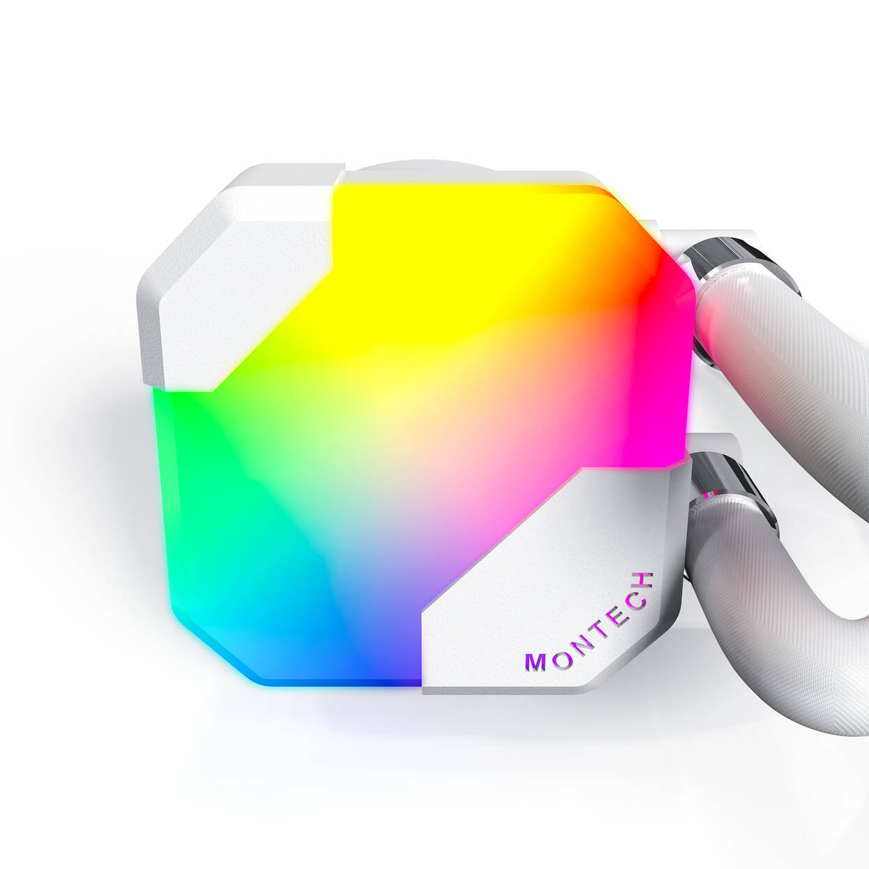 Montech Hyper Flow ARGB AIO water cooling, white - 360mm : image 5