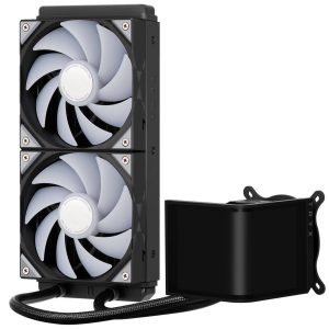 TRYX PANORAMA SE ARGB 240 All-in-One Liquid Cooler, 3D-AMOLED Display – 240mm, Black