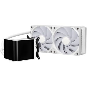TRYX PANORAMA SE ARGB 240 All-in-One Liquid Cooler, 3D-AMOLED Display – 240mm, White