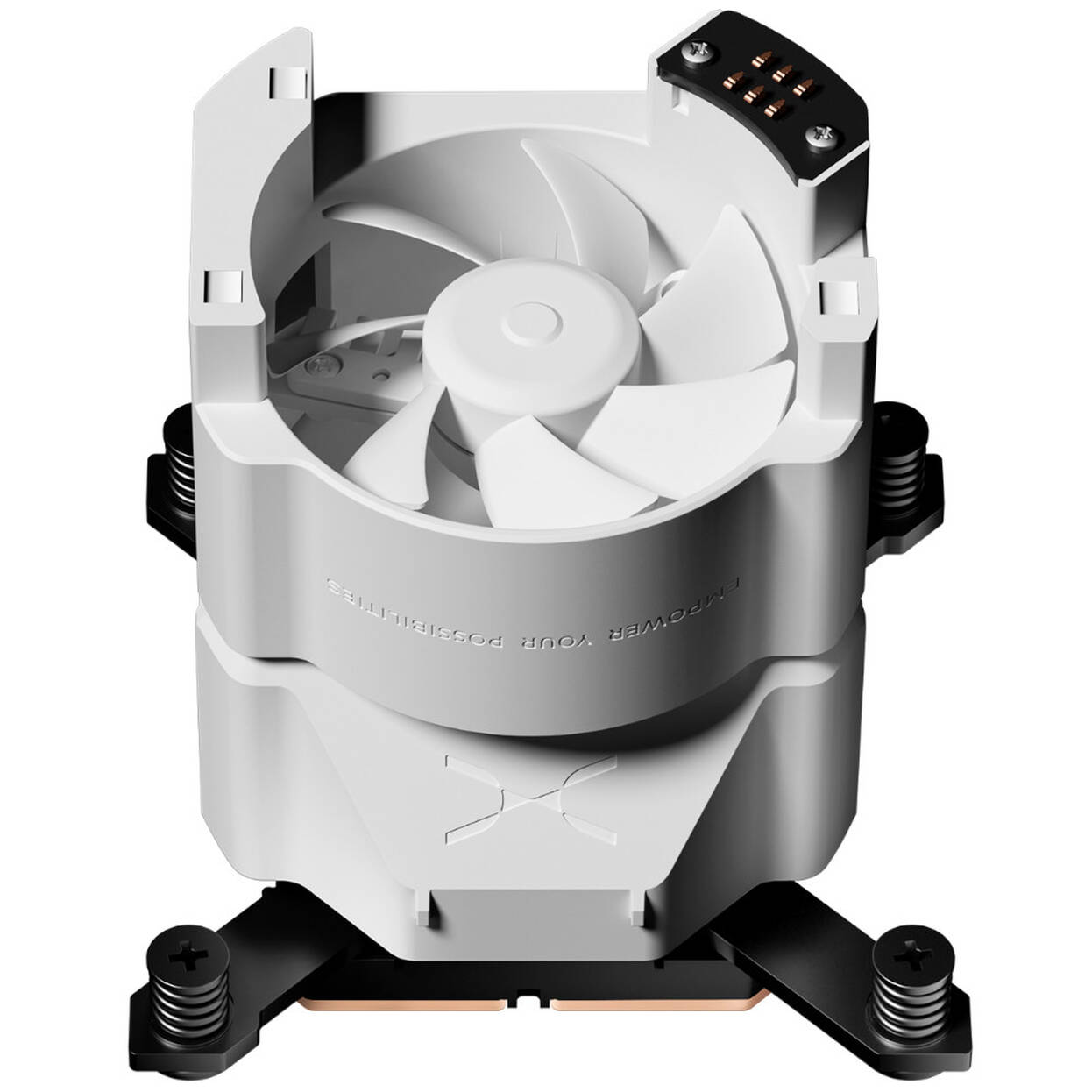 TRYX Panorama CPU Water Block, AMOLED Display, Intel and AMD Sockets - white