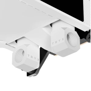 TRYX Panorama CPU Water Block, AMOLED Display, Intel and AMD Sockets - white