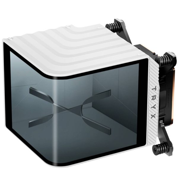 TRYX Panorama CPU Water Block, AMOLED Display, Intel and AMD Sockets – white