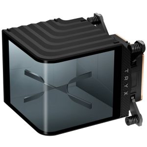 TRYX Panorama CPU Water Block, AMOLED Display, Intel and AMD Sockets - black