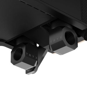 TRYX Panorama CPU Water Block, AMOLED Display, Intel and AMD Sockets - black