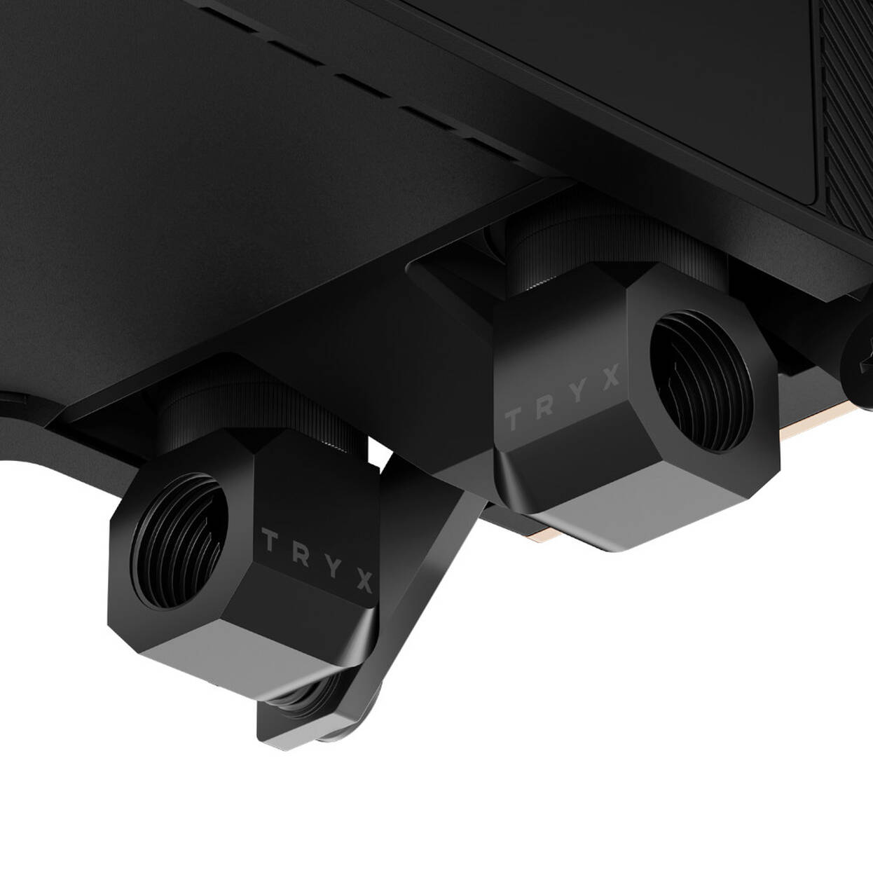 TRYX Panorama CPU Water Block, AMOLED Display, Intel and AMD Sockets - black