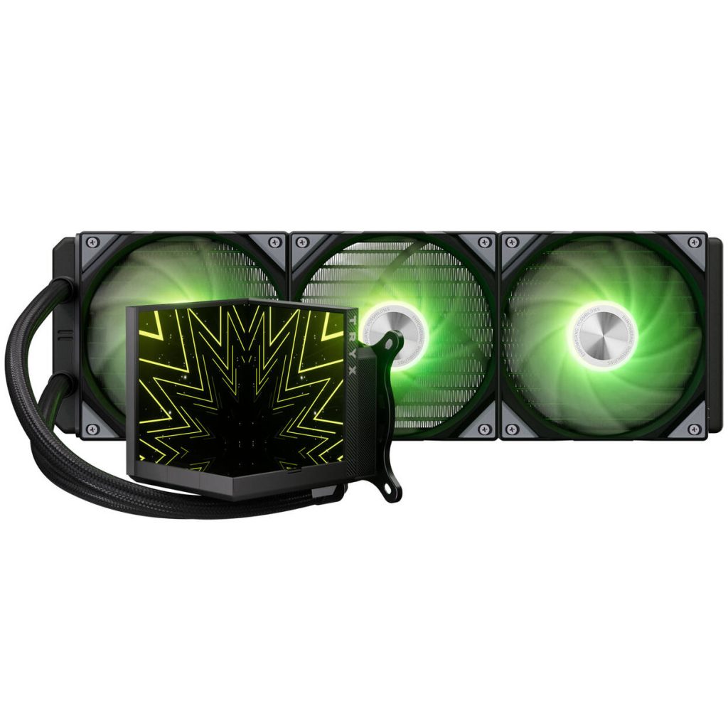 TRYX STAGE ARGB 360 AiO Water Cooling, Dual IPS Display - 360mm, Black