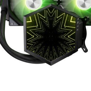 TRYX STAGE ARGB 360 AiO Water Cooling, Dual IPS Display - 360mm, Black