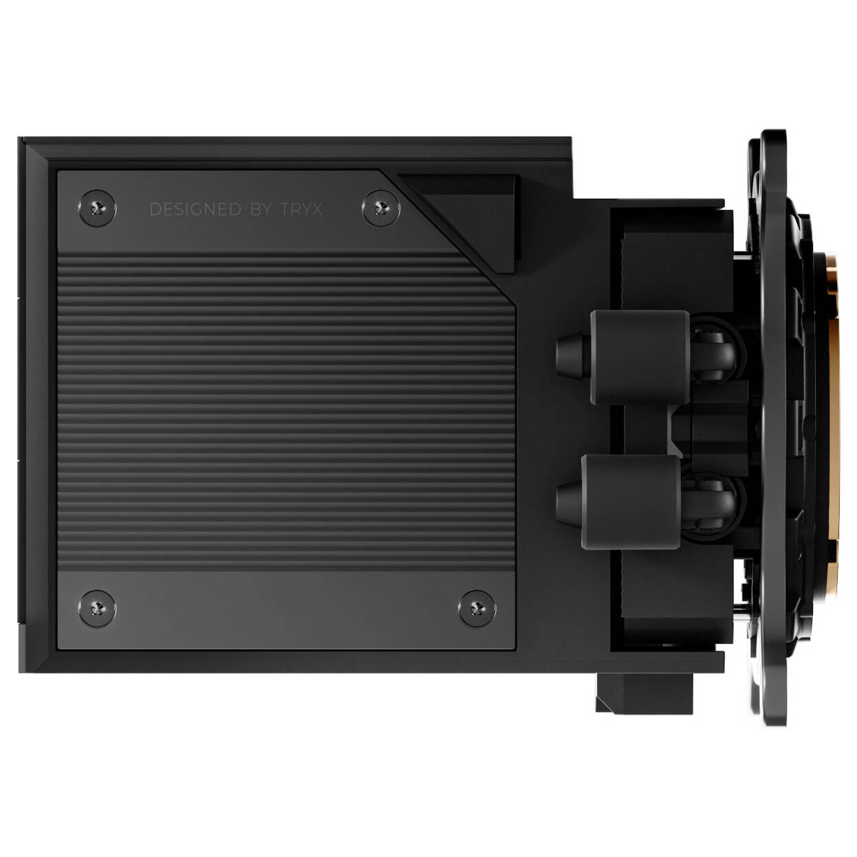 TRYX STAGE ARGB 360 AiO Water Cooling, Dual IPS Display - 360mm, Black