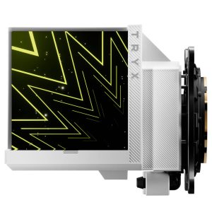 TRYX STAGE ARGB 360 AiO Water Cooling, Dual IPS Display - 360mm, White