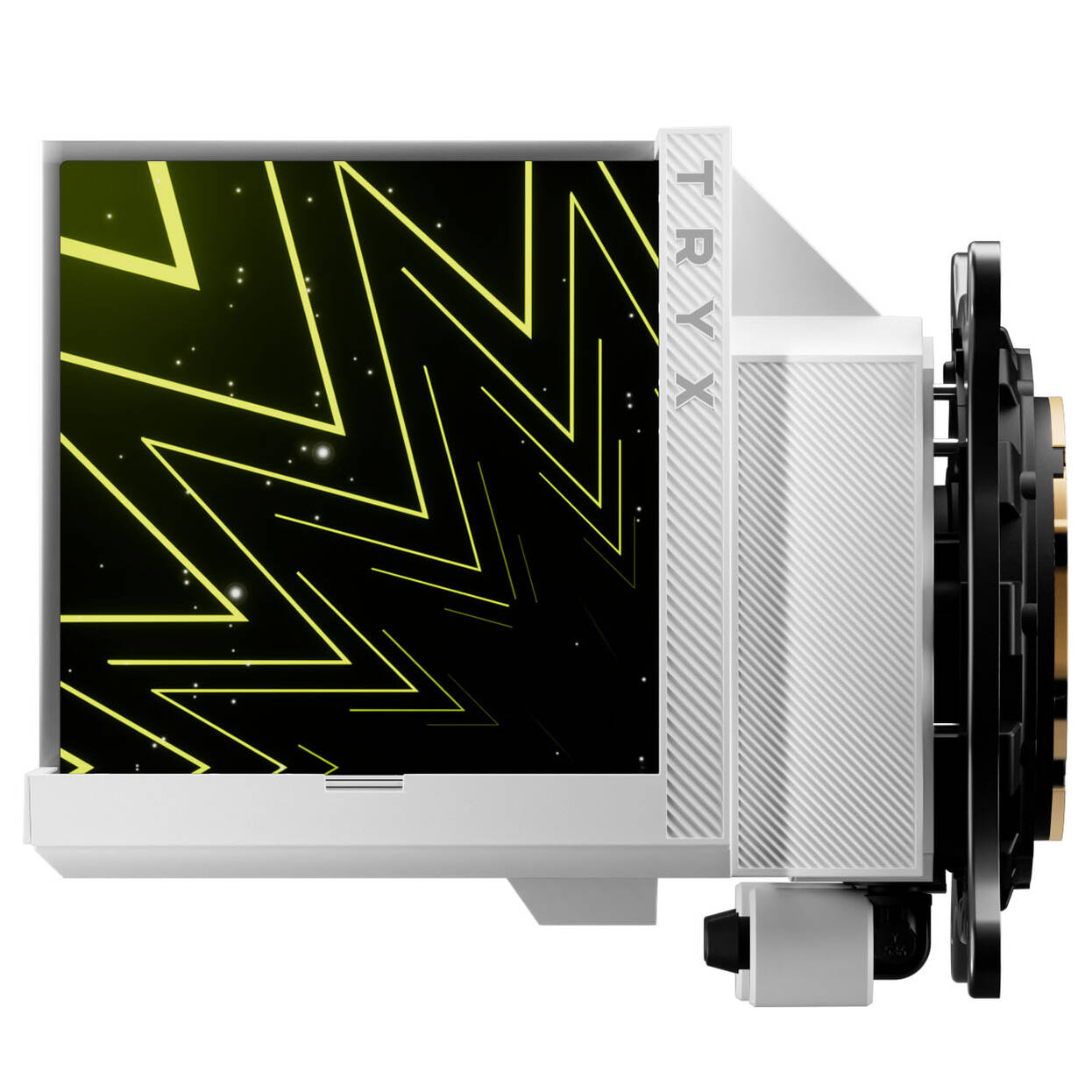 TRYX STAGE ARGB 360 AiO Water Cooling, Dual IPS Display - 360mm, White