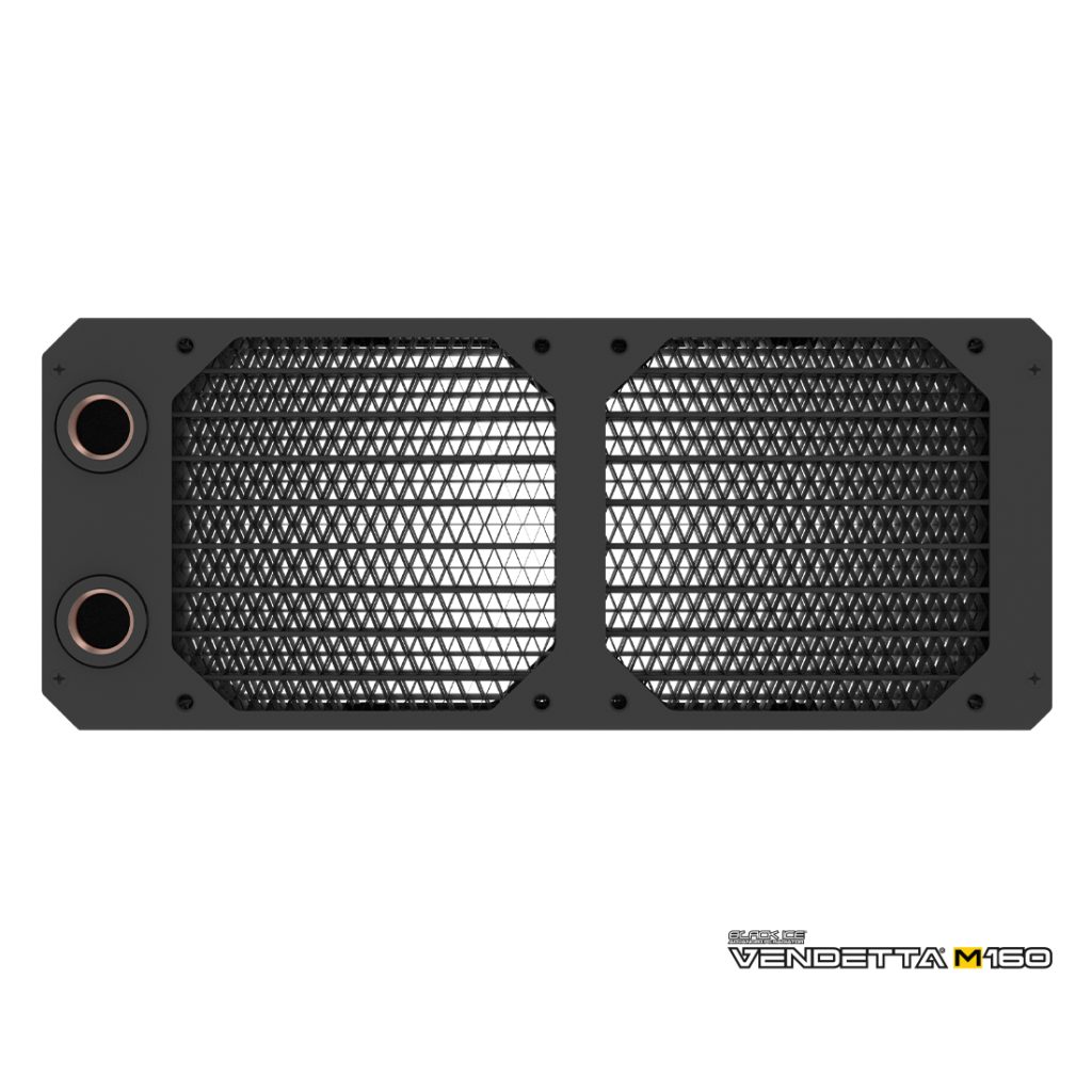 Black Ice Vendetta XM160 Radiator - Omega Black
