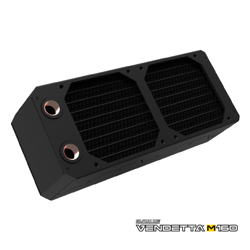 Black Ice Vendetta XM160 Radiator - Omega Black