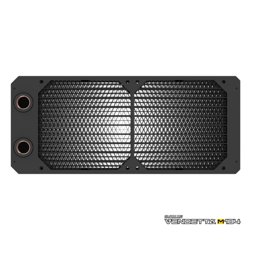 Black Ice Vendetta XM184 Radiator - Omega Black