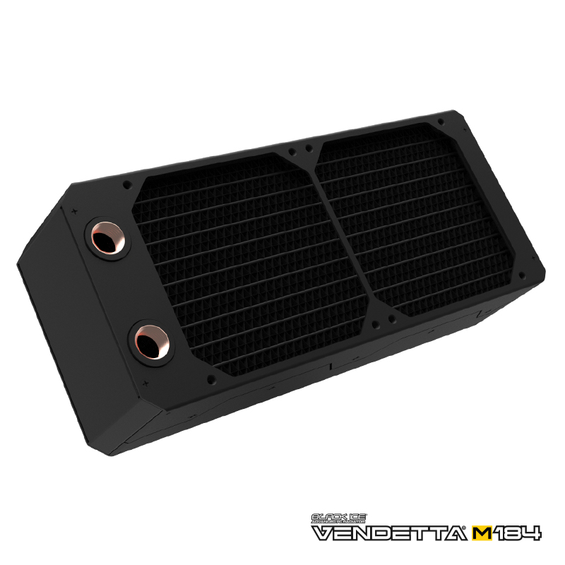 Black Ice Vendetta XM184 Radiator - Omega Black
