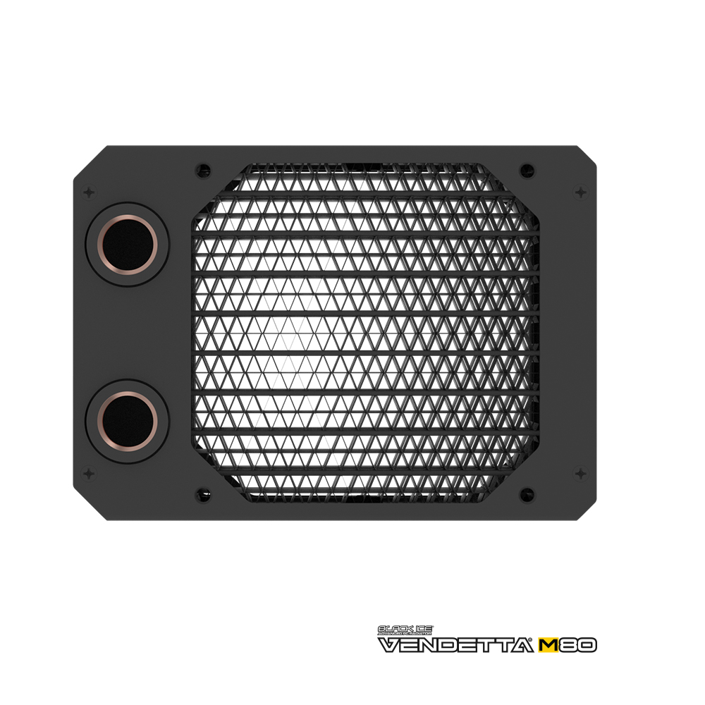 Black Ice Vendetta XM80 Radiator - Omega Black