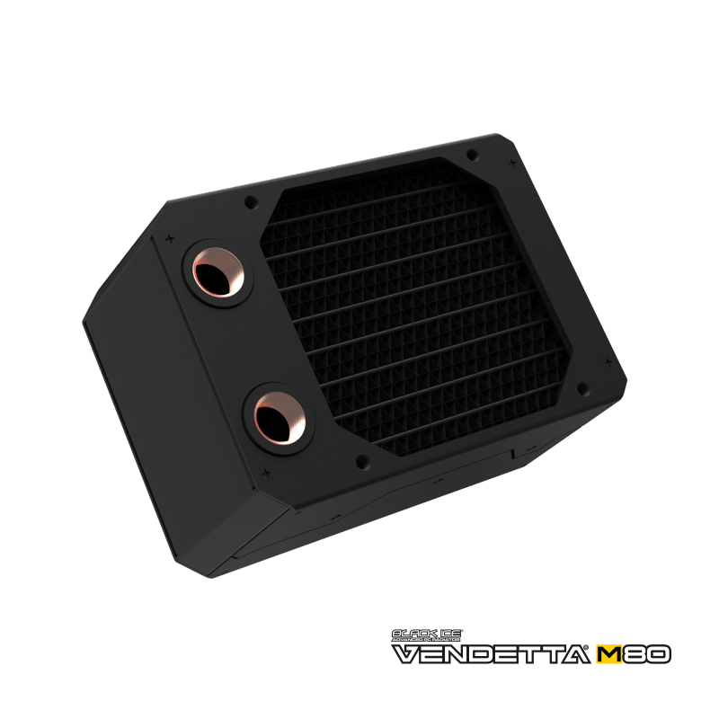 Black Ice Vendetta XM80 Radiator - Omega Black