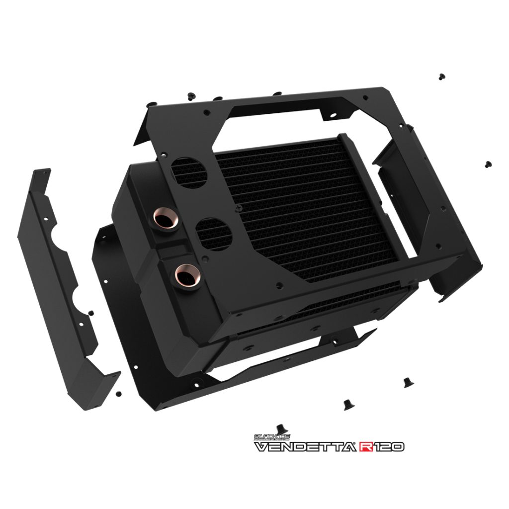 Black Ice Vendetta R120 Radiator - Omega Black