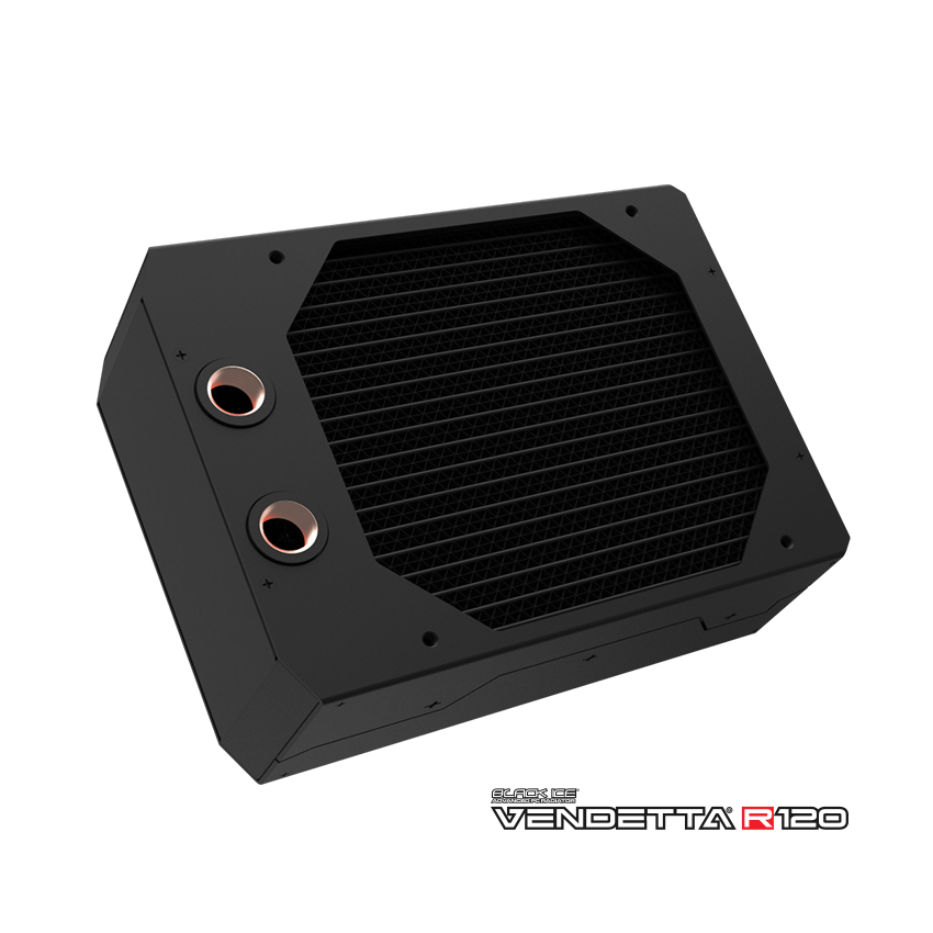 Black Ice Vendetta R120 Radiator - Omega Black