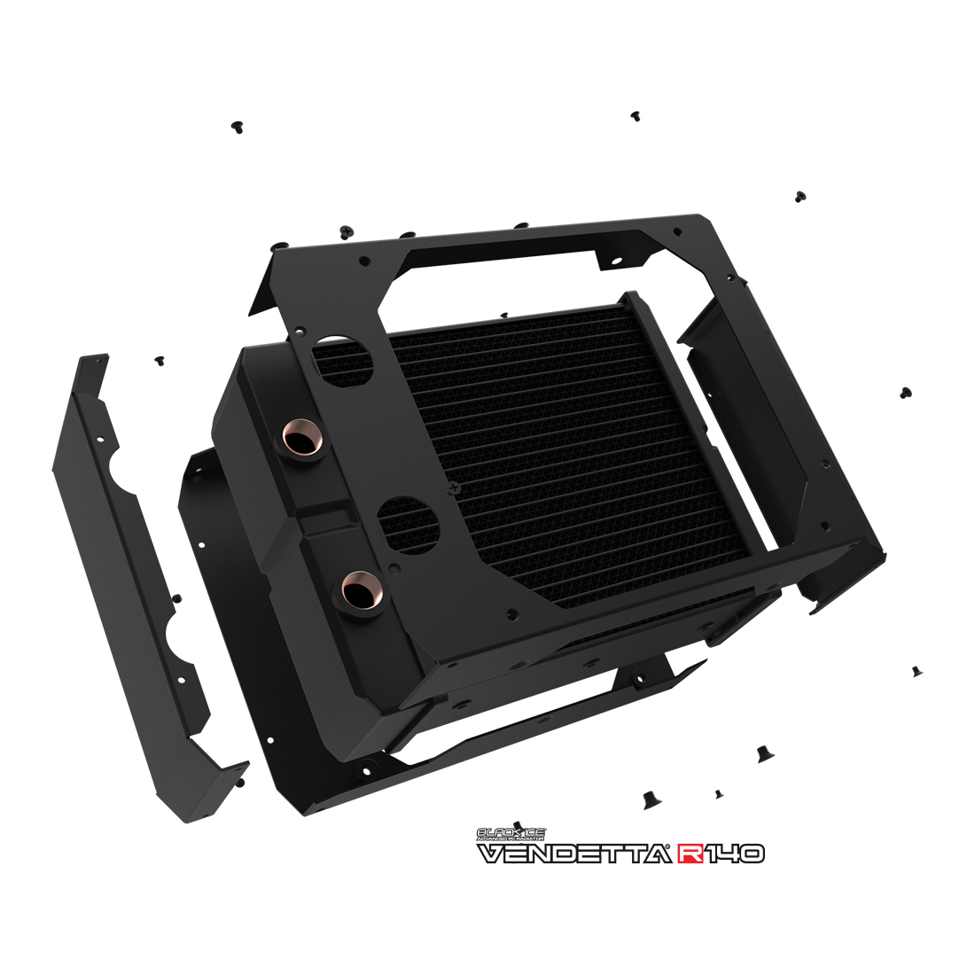 Black Ice Vendetta R140 Radiator - Omega Black