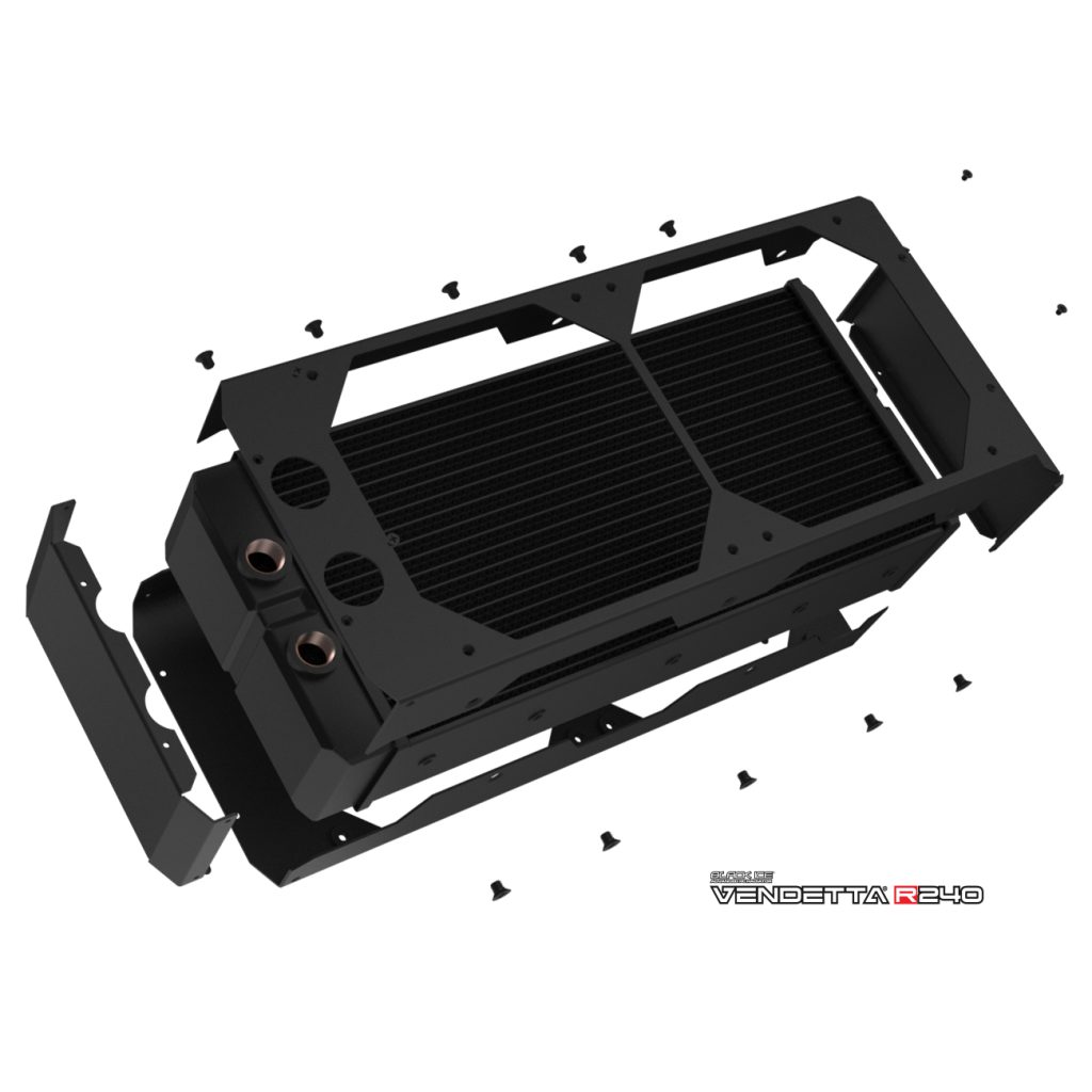Black Ice Vendetta R240 Radiator - Omega Black