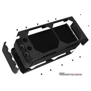 Black Ice Vendetta R240 Radiator - Omega Black