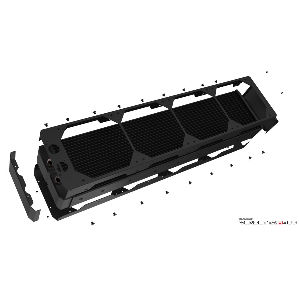 Black Ice Vendetta R560 Radiator - Omega Black
