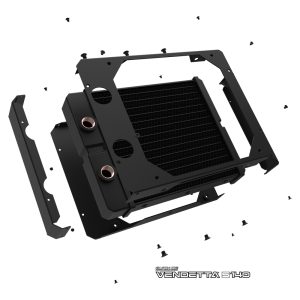Black Ice Vendetta S140 Radiator - Omega Black