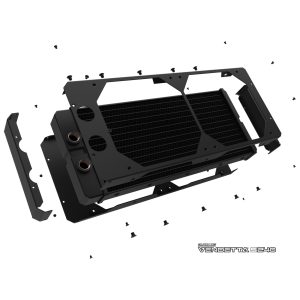 Black Ice Vendetta S360 Radiator - Omega Black