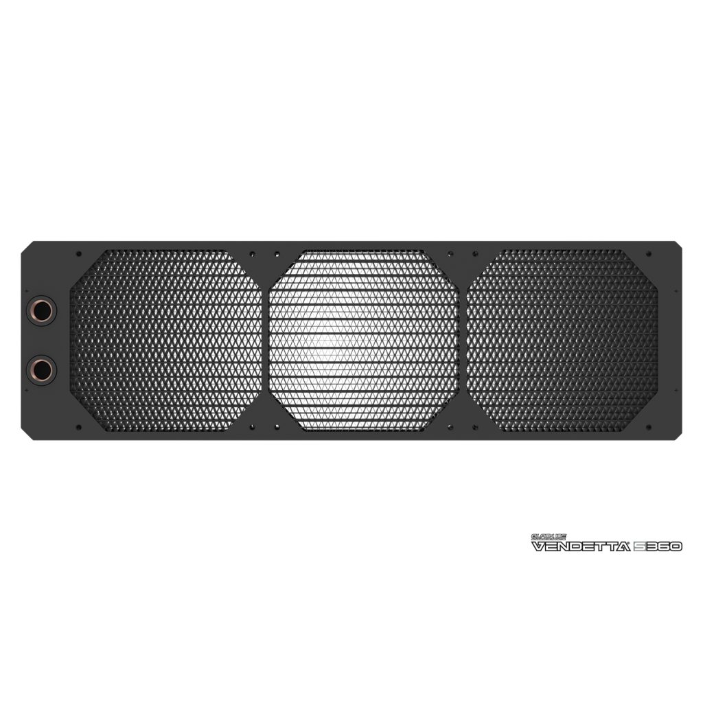 Black Ice Vendetta S360 Radiator - Omega Black