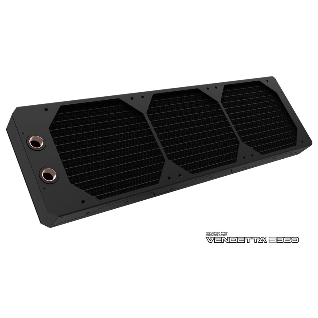 Black Ice Vendetta S360 Radiator - Omega Black