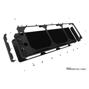Black Ice Vendetta S420 Radiator - Omega Black