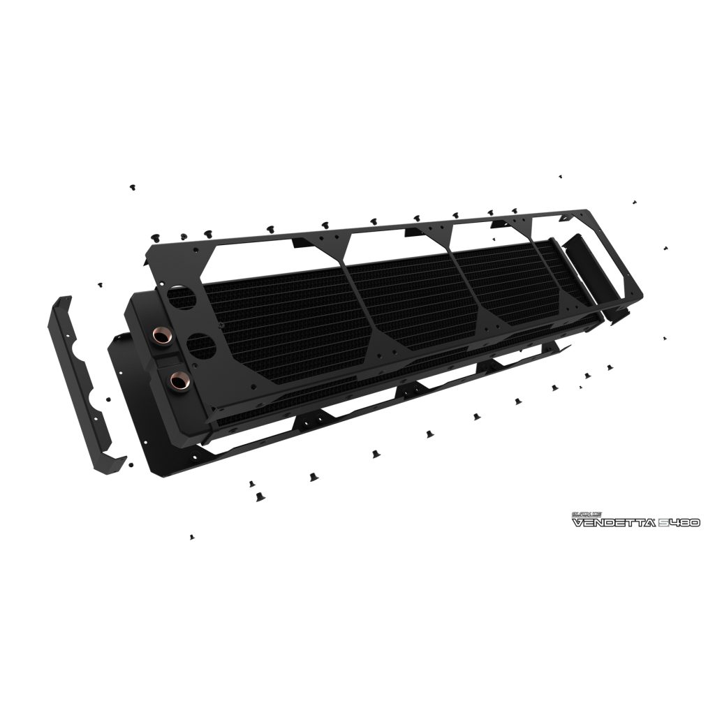 Black Ice Vendetta S480 Radiator - Omega Black