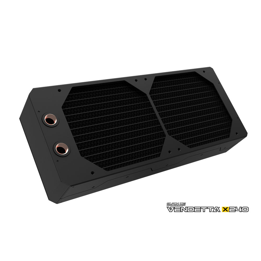 Black Ice Vendetta X240 Radiator - Omega Black