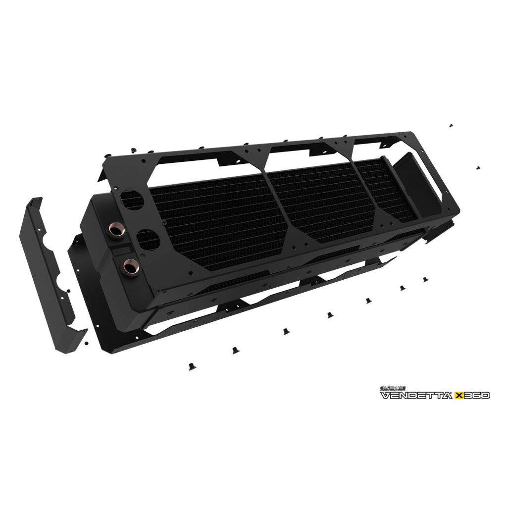Black Ice Vendetta X360 Radiator - Omega Black