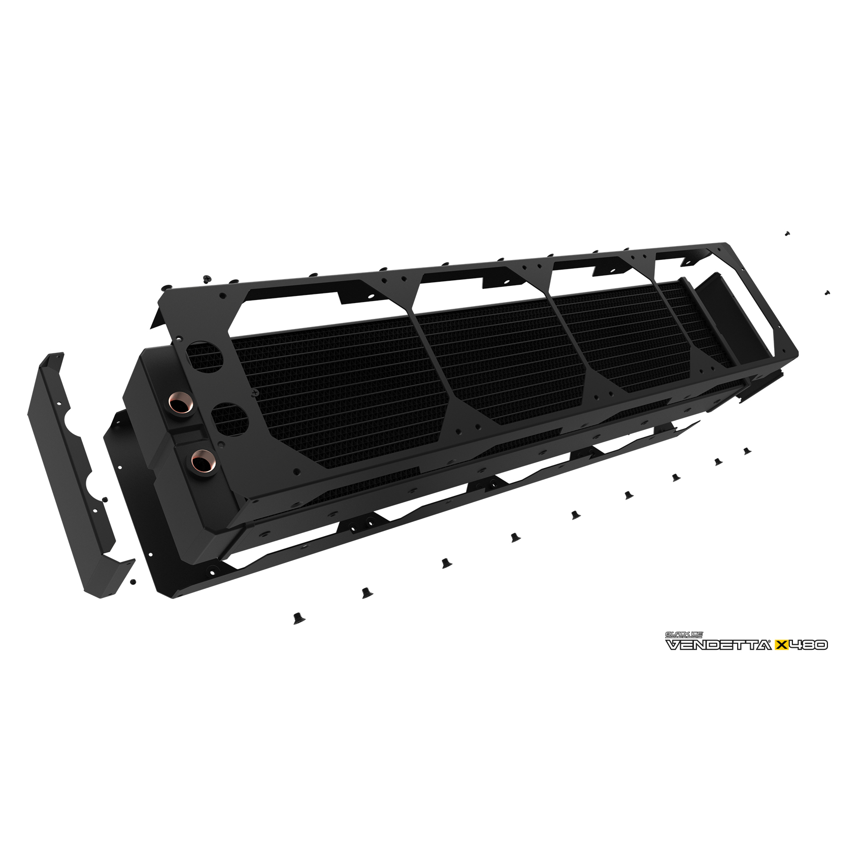Black Ice Vendetta X480 Radiator - Omega Black : image 4