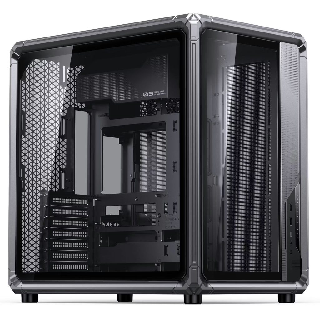Jonsbo X400 PC Case, Midi-Tower, ATX, Tempered Glass - Grey