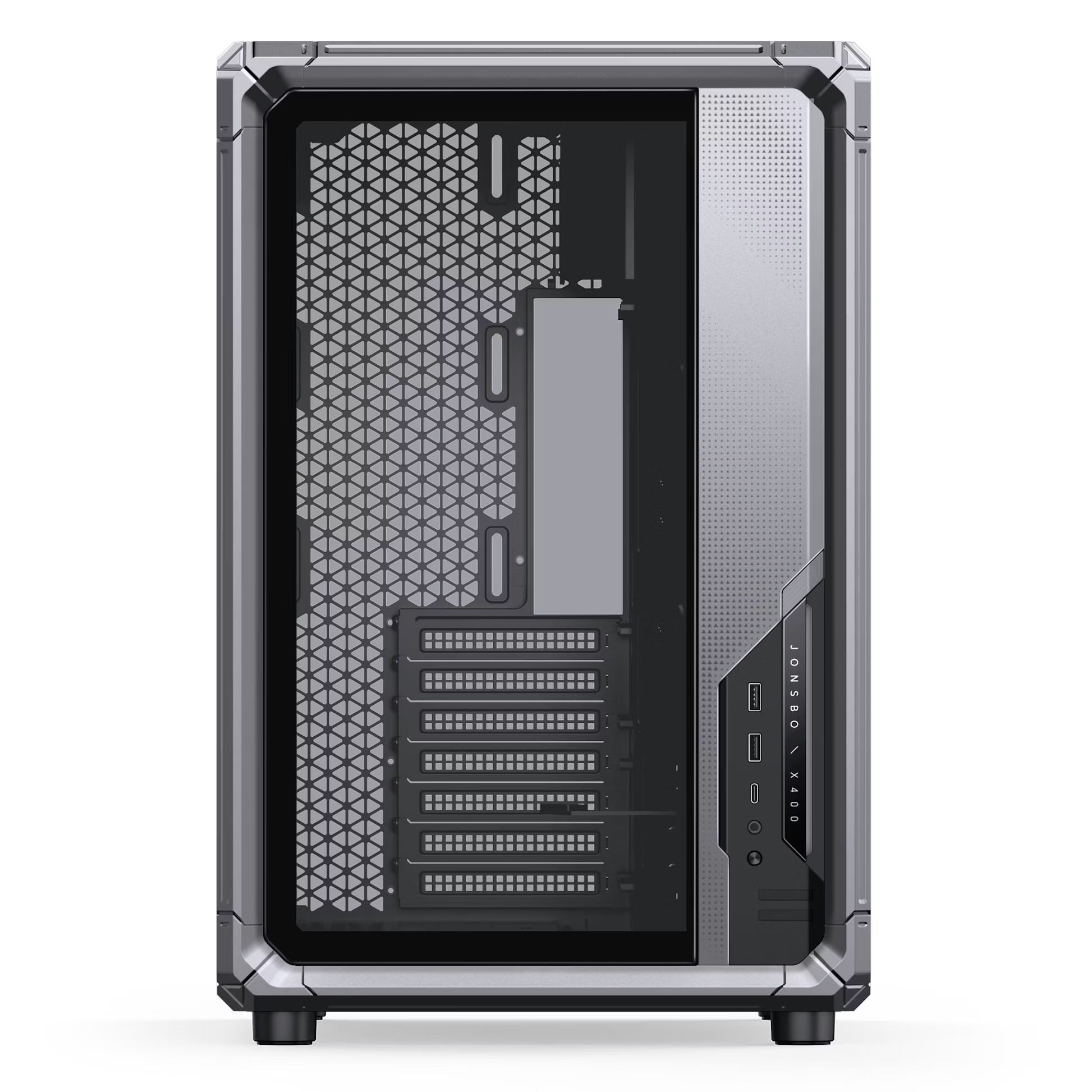 Jonsbo X400 PC Case, Midi-Tower, ATX, Tempered Glass - Grey