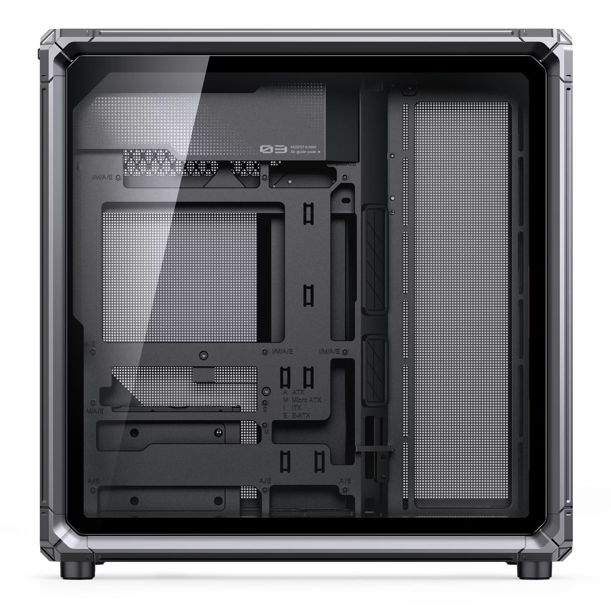 Jonsbo X400 PC Case, Midi-Tower, ATX, Tempered Glass - Grey