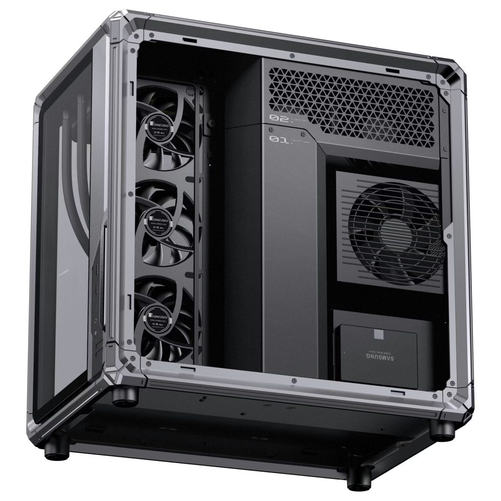 Jonsbo X400 PC Case, Midi-Tower, ATX, Tempered Glass - Grey