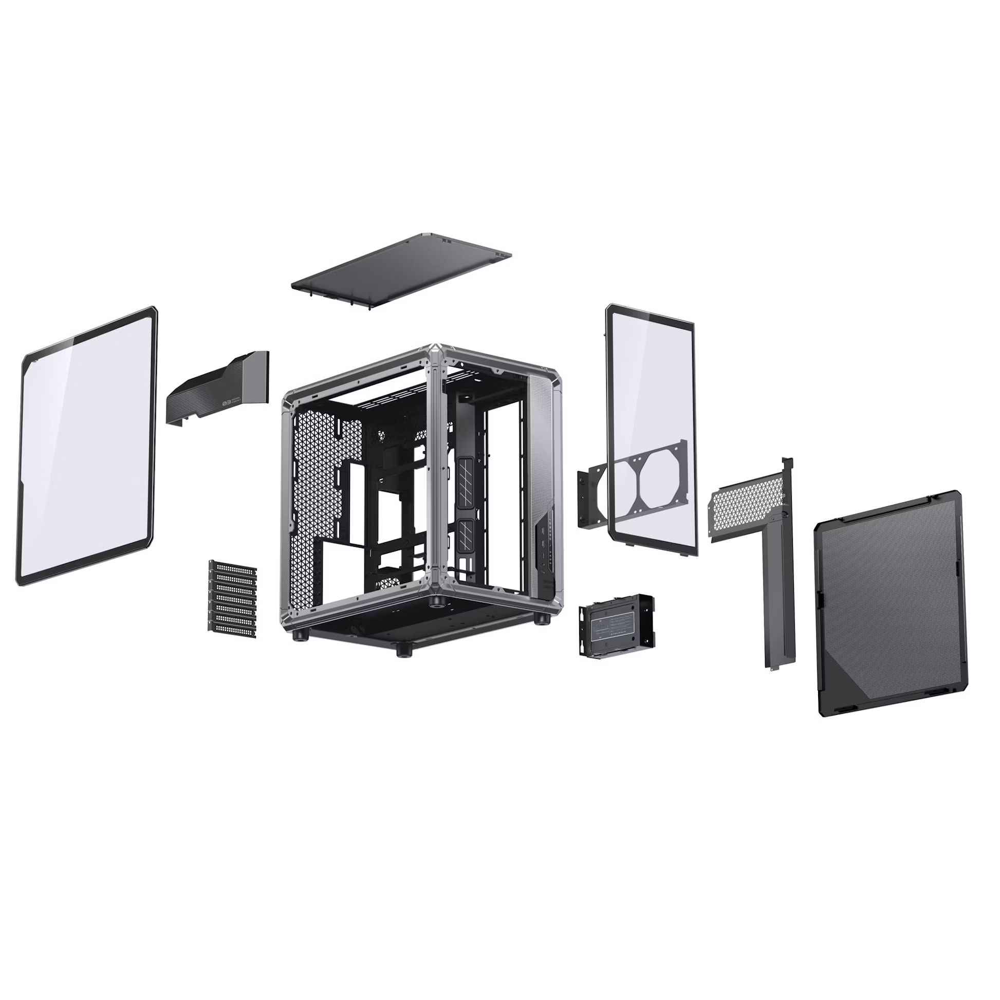 Jonsbo X400 PC Case, Midi-Tower, ATX, Tempered Glass - Grey