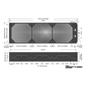 Black Ice Vendetta R360 Radiator - Omega Black : image 4