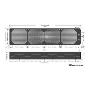 Black Ice Vendetta R560 Radiator - Omega Black