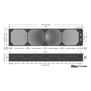 Black Ice Vendetta X480 Radiator - Omega Black : image 5
