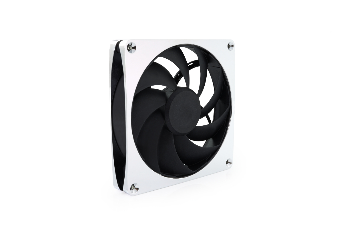 Alphacool Apex Stealth Metal Fan 2500rpm Chrome (140mm)