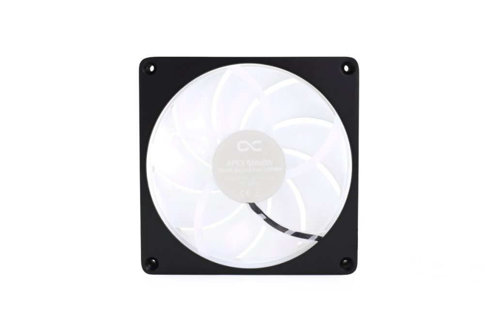 Alphacool Apex Stealth Metall Aurora Fan 2000rpm Black (140x140x25mm)