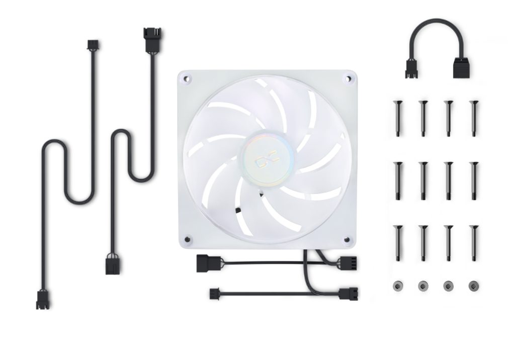 Alphacool Apex Stealth Metall Aurora Fan 2000rpm Chrome (140x140x25mm)