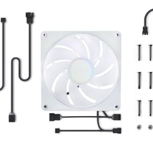 Alphacool Apex Stealth Metall Aurora Fan 2000rpm Chrome (140x140x25mm)