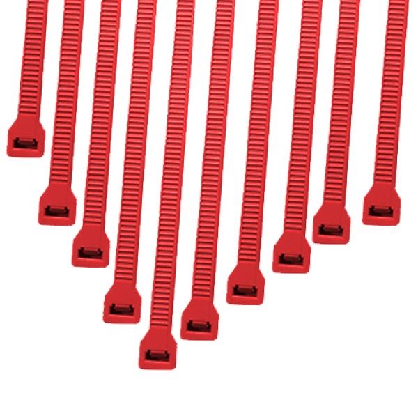 Cable Modders 2.4 x 100mm Cable Ties 10 Pack – Red